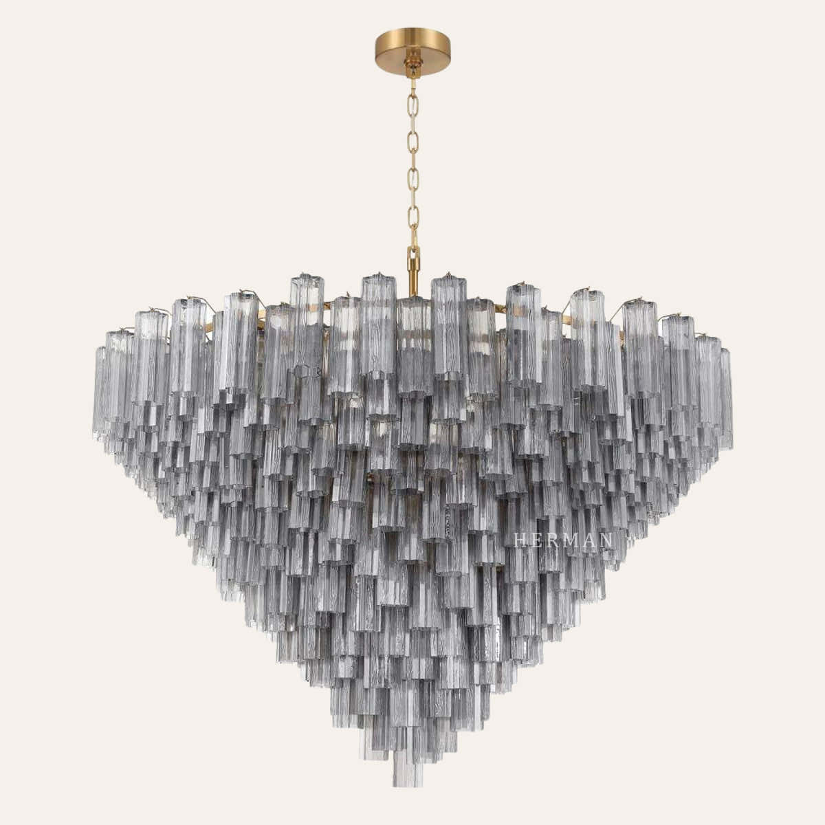 Murano Glass 40 Light Chandelier 62" W