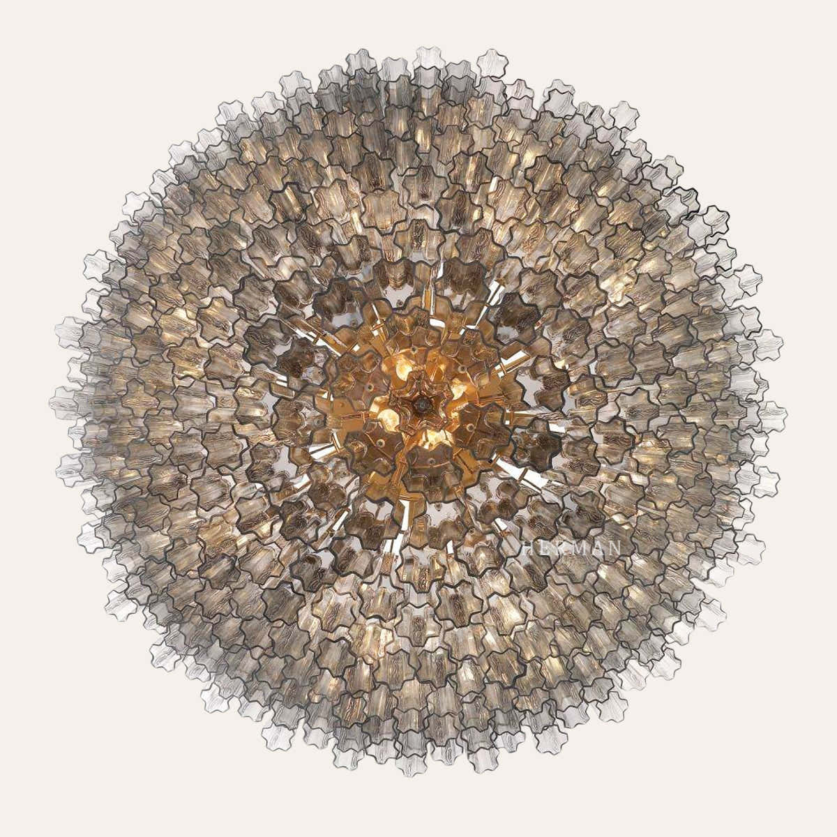 Murano Glass 40 Light Chandelier 62" W