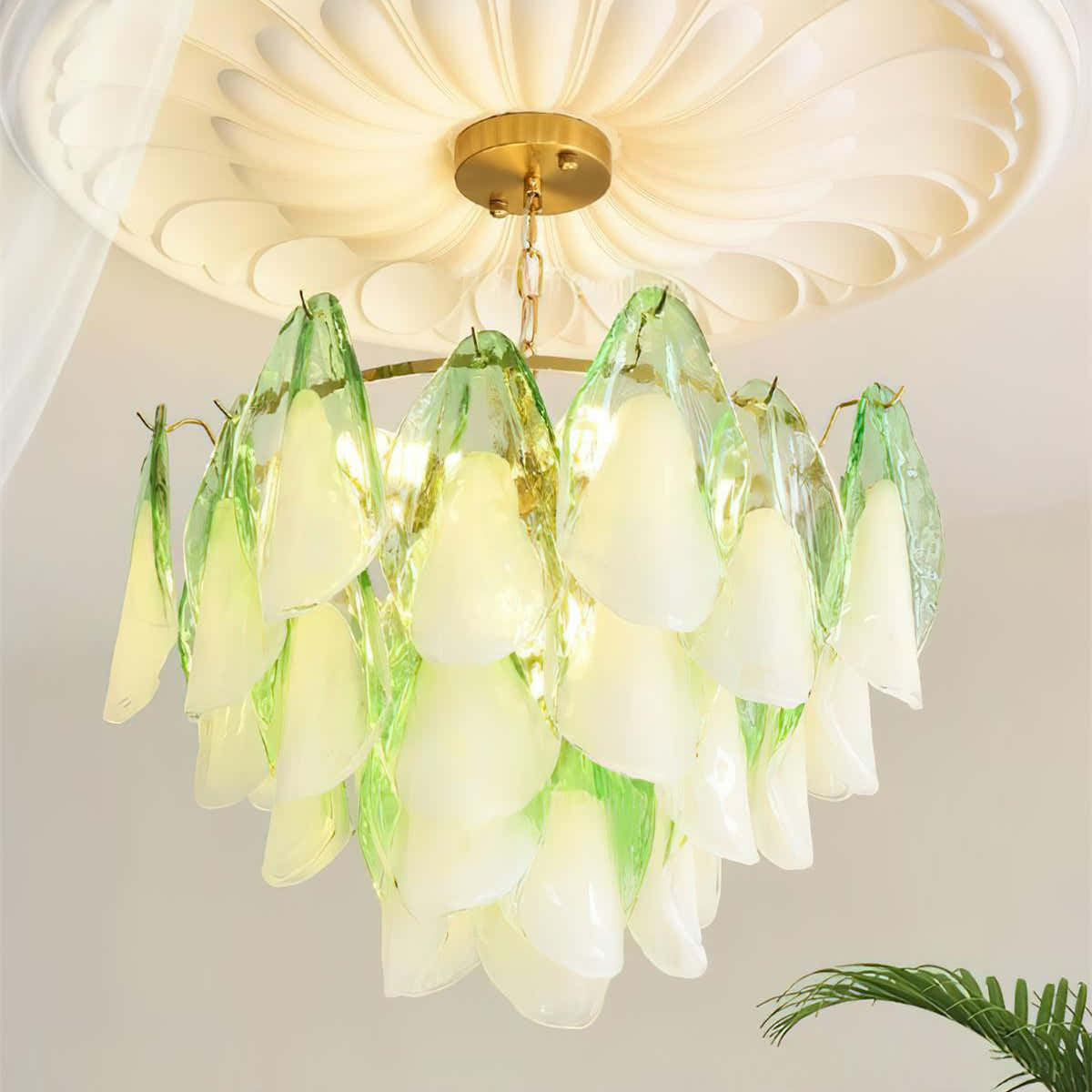 Caia Murano Glass Chandelier for Living Room