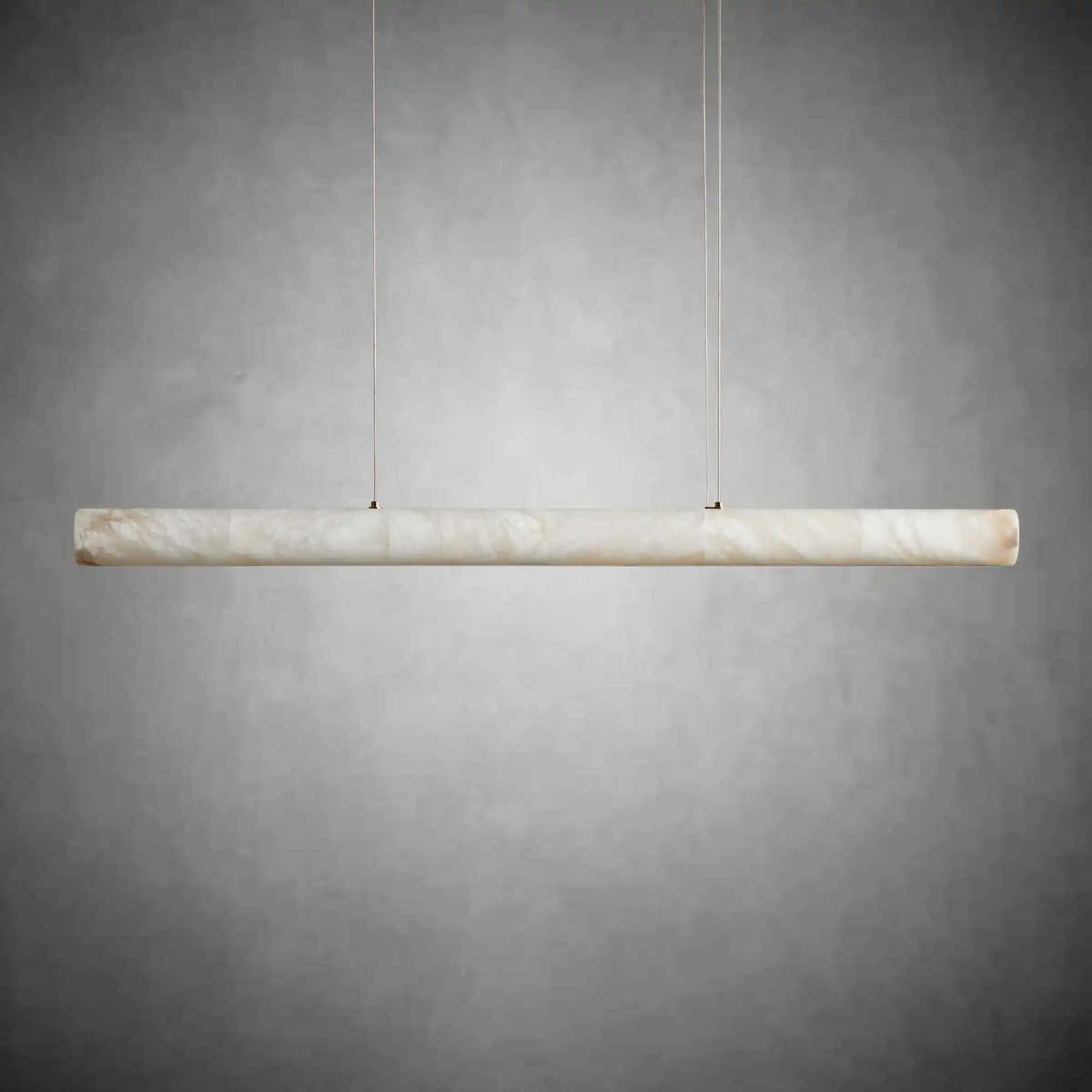 Halima Linear Alabaster LED Chandelier – 54" 64" & 74" Options
