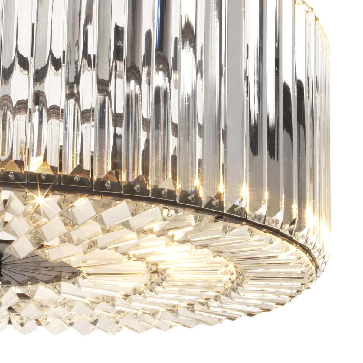 Infinity Double Modern Chandeliers (Bronze/Nickel Finish)