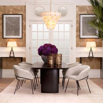 Clementina  Alabaster Chandelier 26"