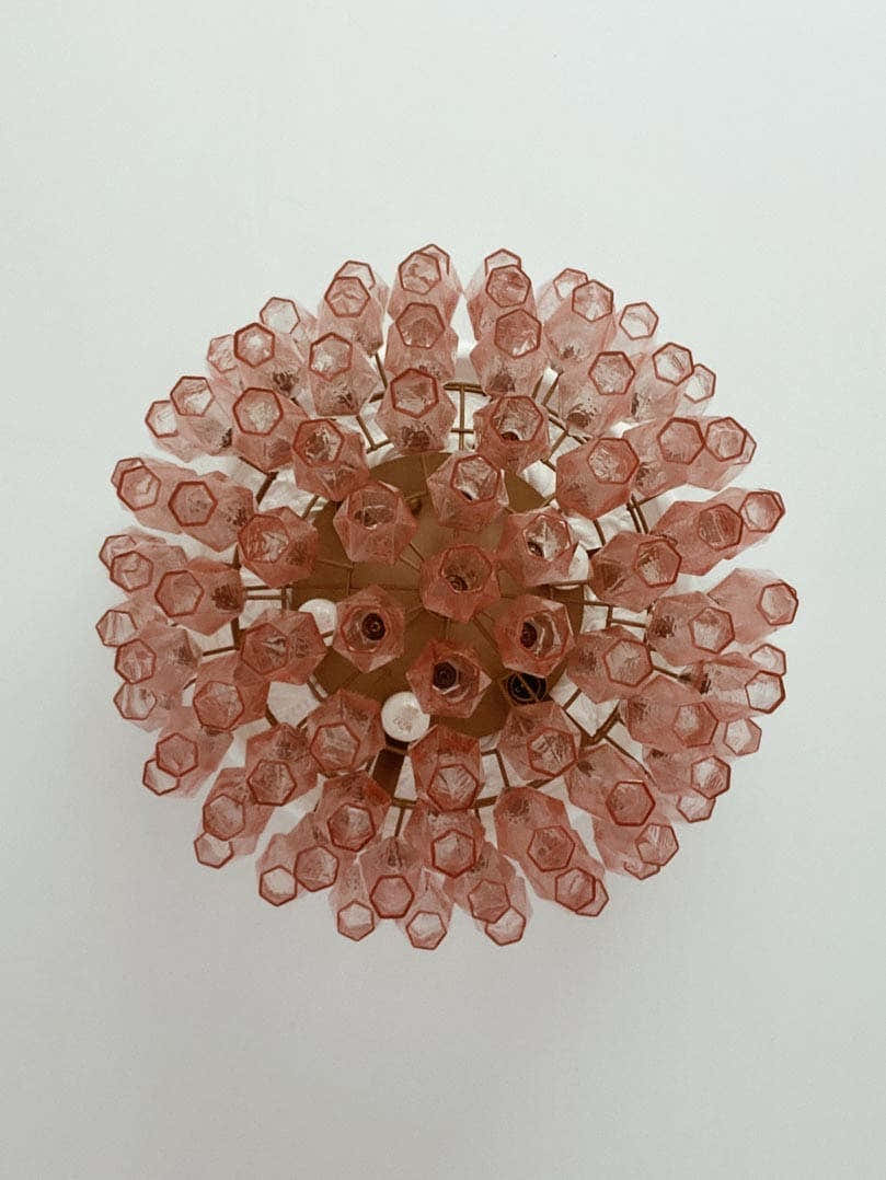 Murano Chandelier – Poliedri – 84 glasses