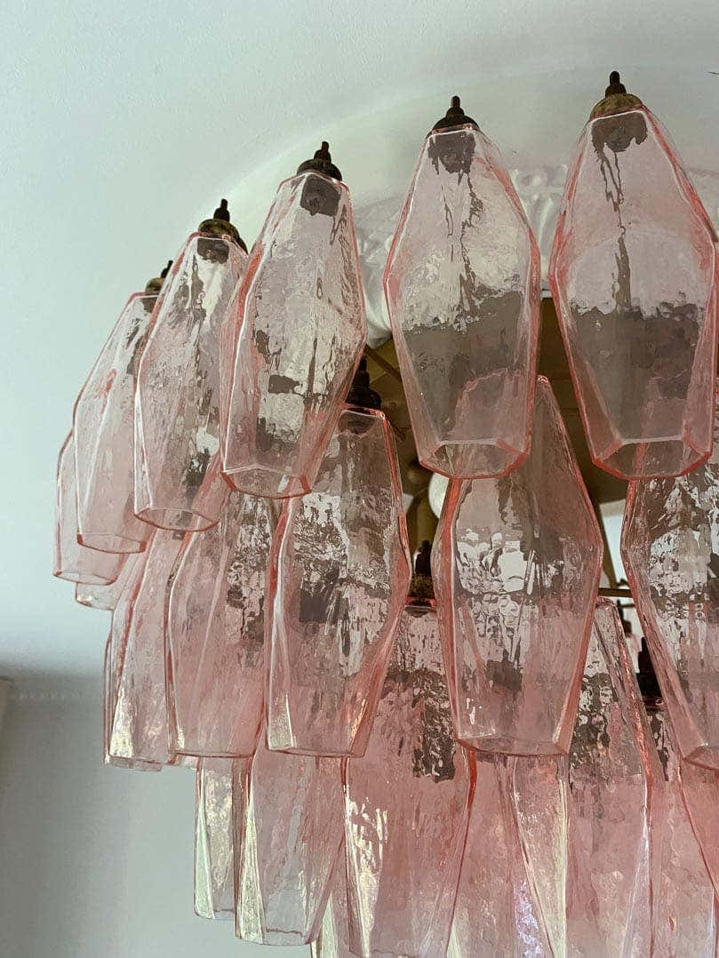 Murano Chandelier – Poliedri – 84 glasses