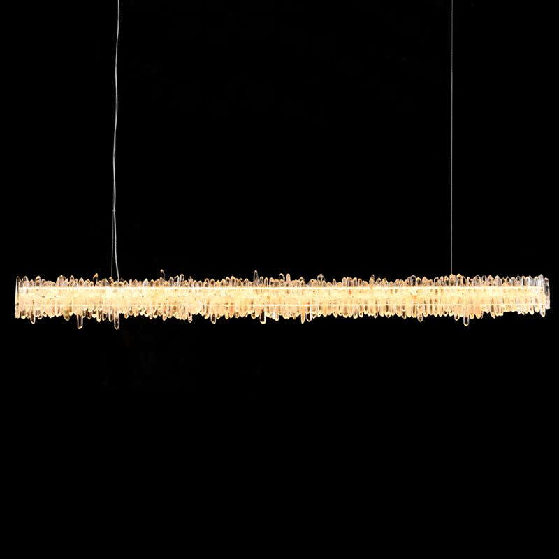 Primary Crystal Linear Chandelier