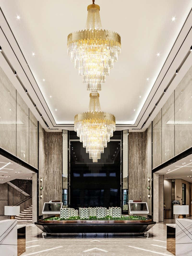 Enoch Multi Tier Crystal Chandelier