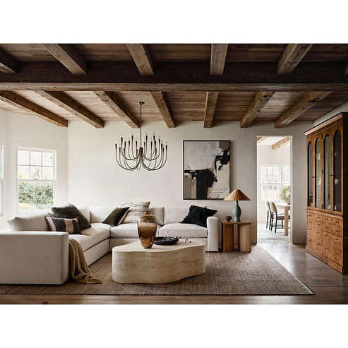 Liona Large Brass Candelabra Chandelier Light