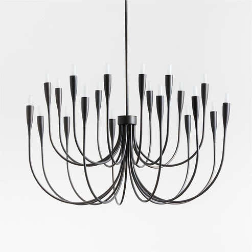 Liona Large Brass Candelabra Chandelier Light