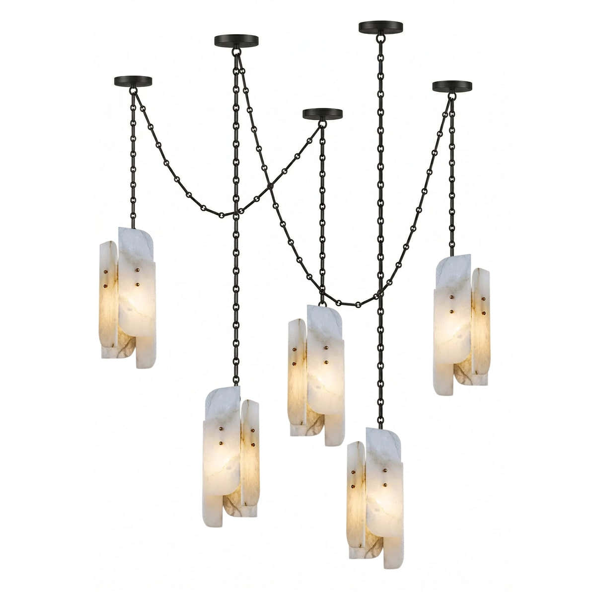 Cascading Chain Cluster Chandelier