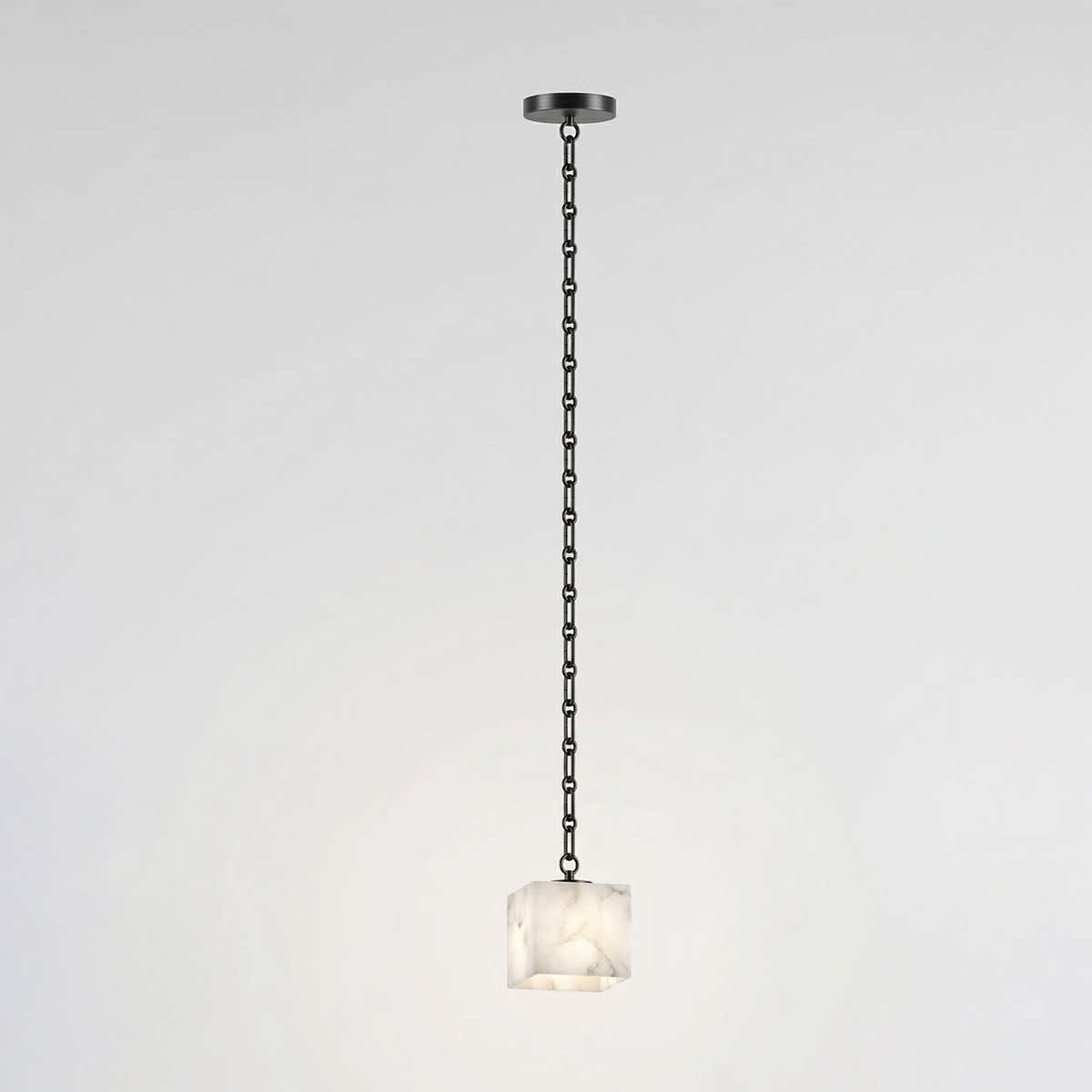 Cascade Chain Cube Chandelier