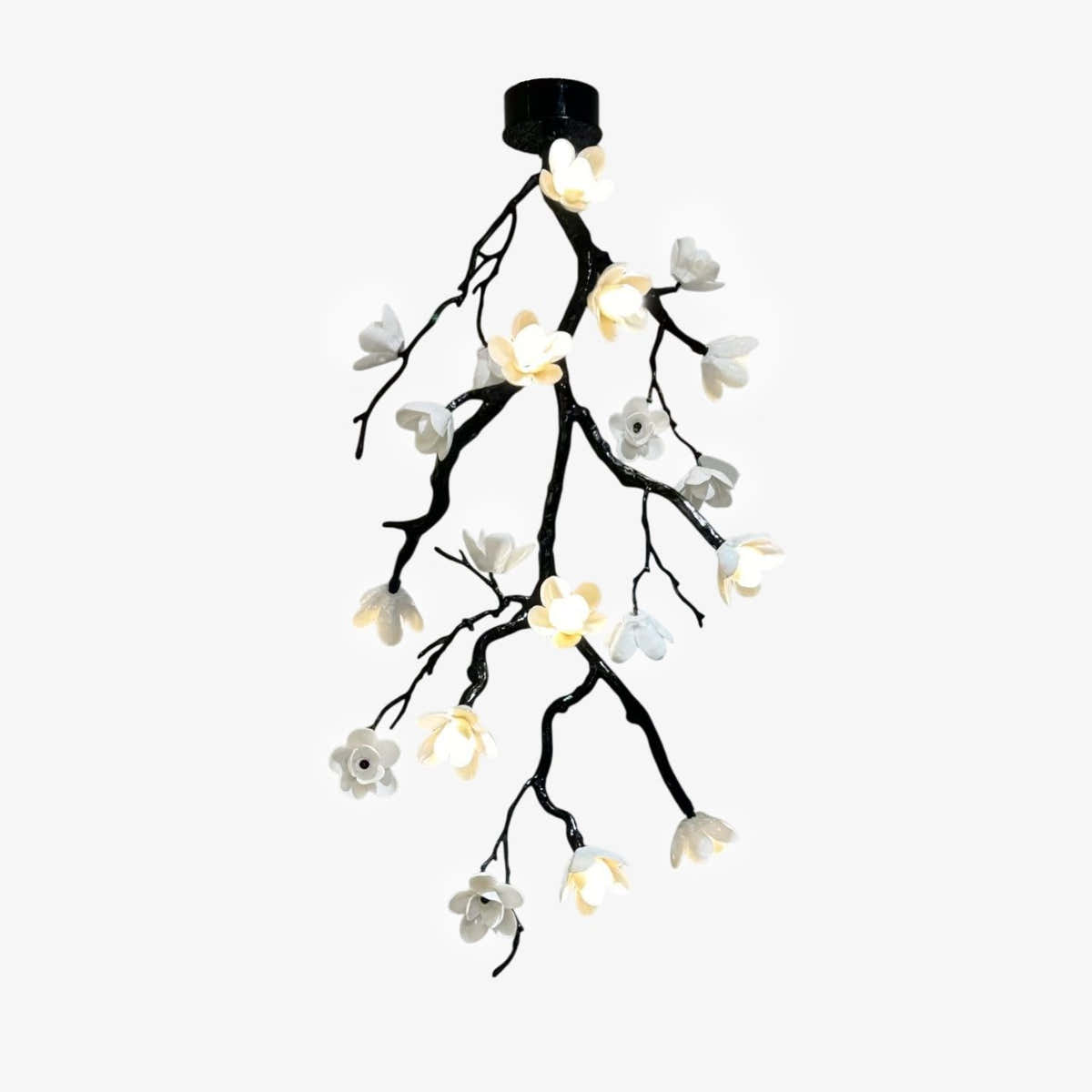 Large Long Branch Flower Chandelier