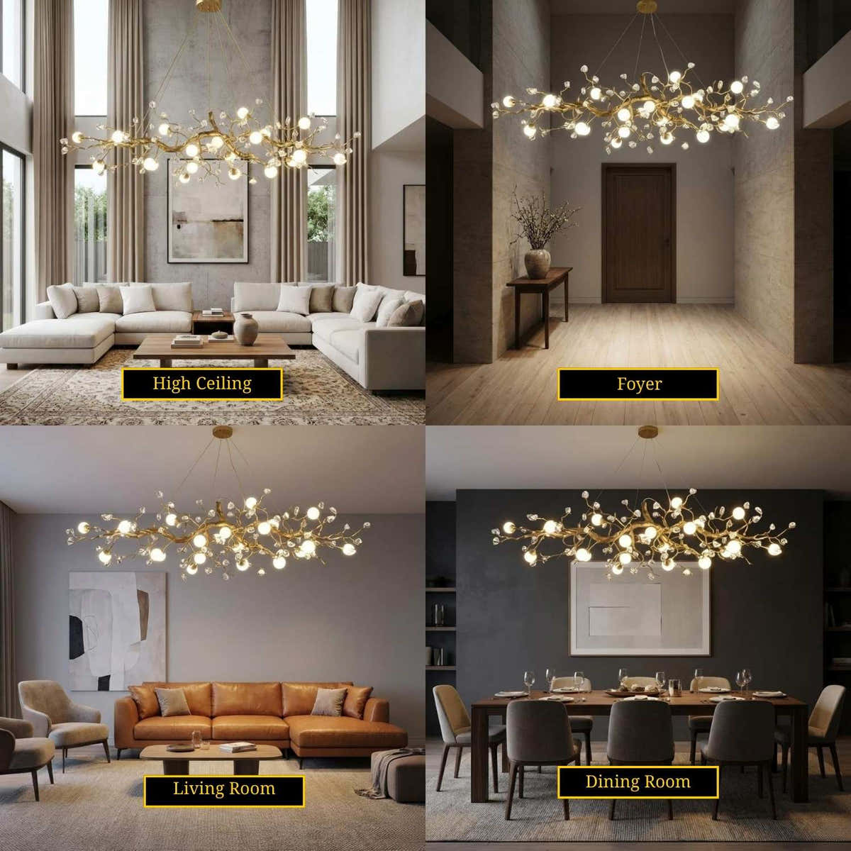 Grio Branch Linear Chandelier