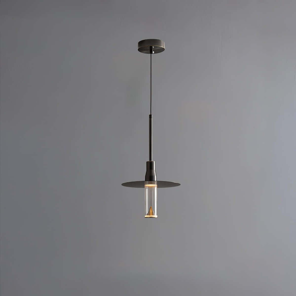 Acrylic Hat Plate Pendant Light
