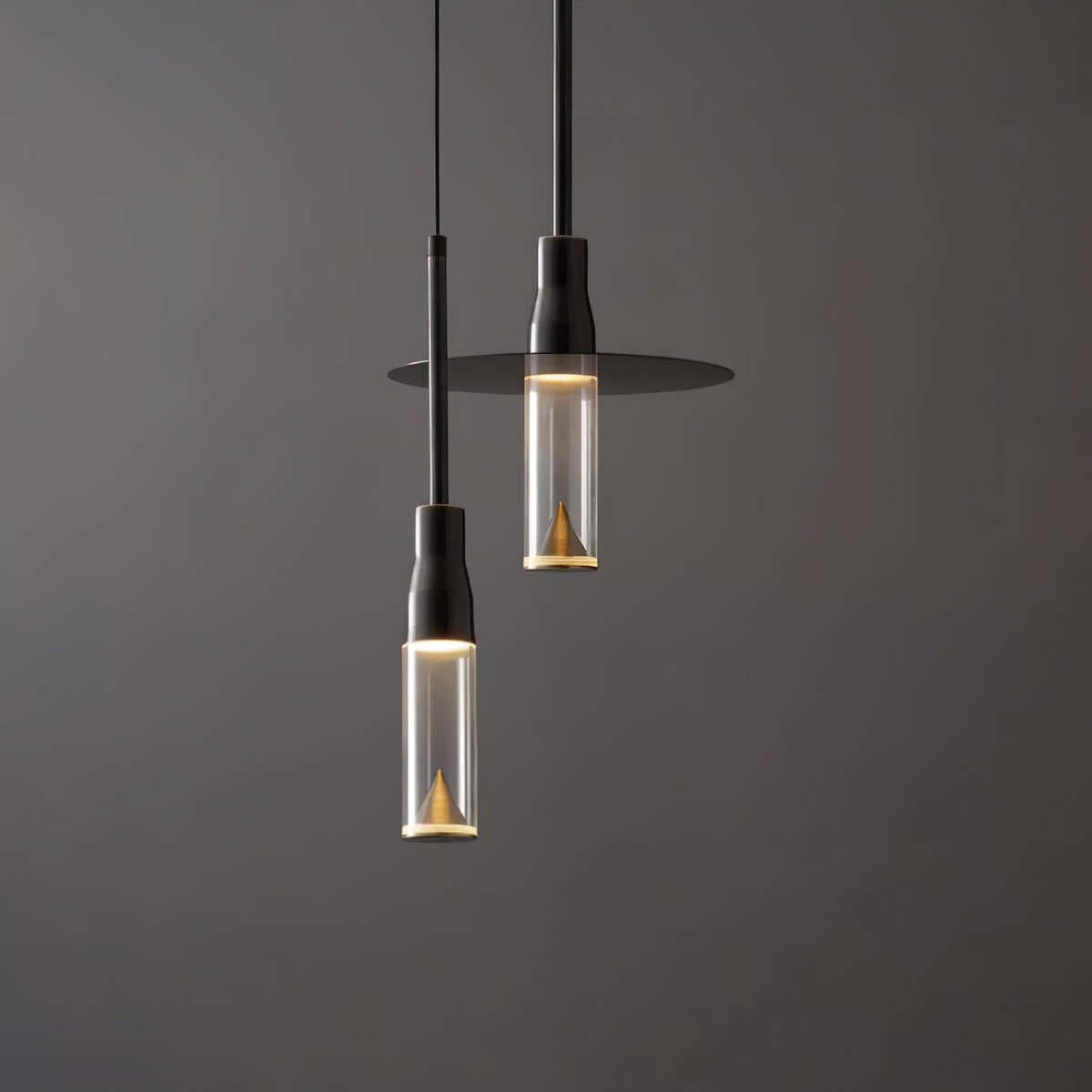 Acrylic Hat Plate Pendant Light - Vakkerlight