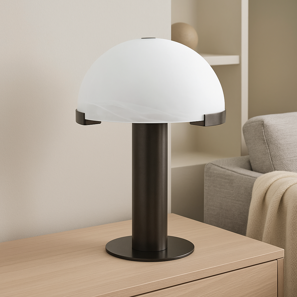 Elegance Alabaster Table Lamp generated lifestyle scene