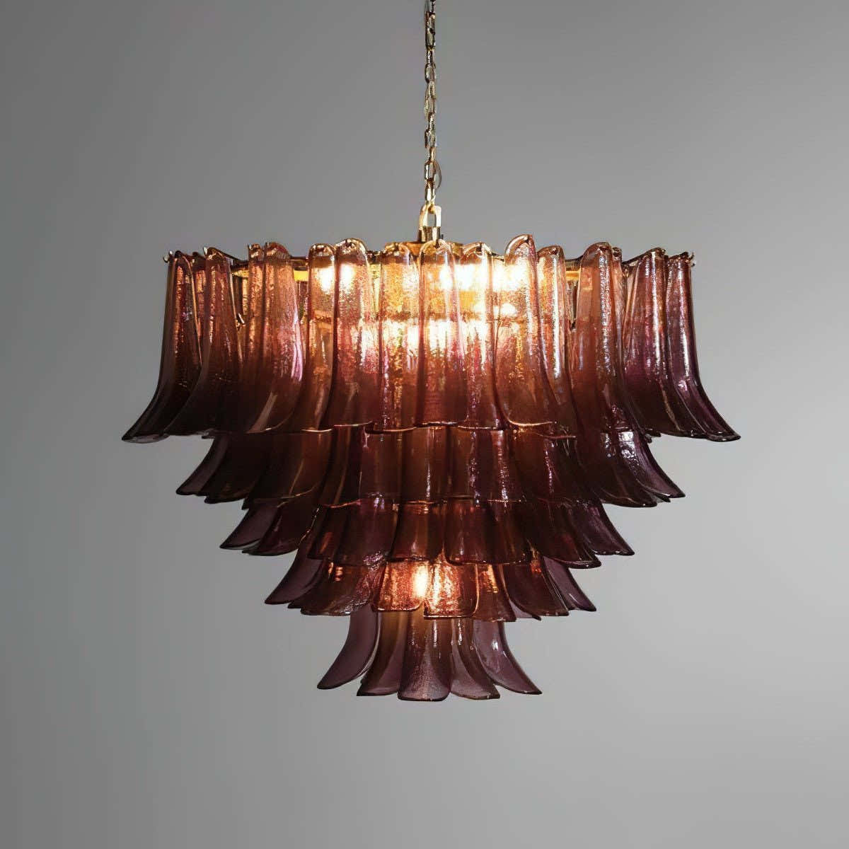 Amethyst Bloom Chandelier - Vakkerlight