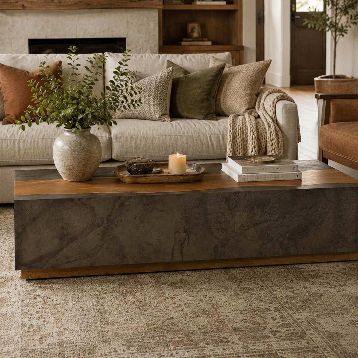 Acacius Long Coffee Table