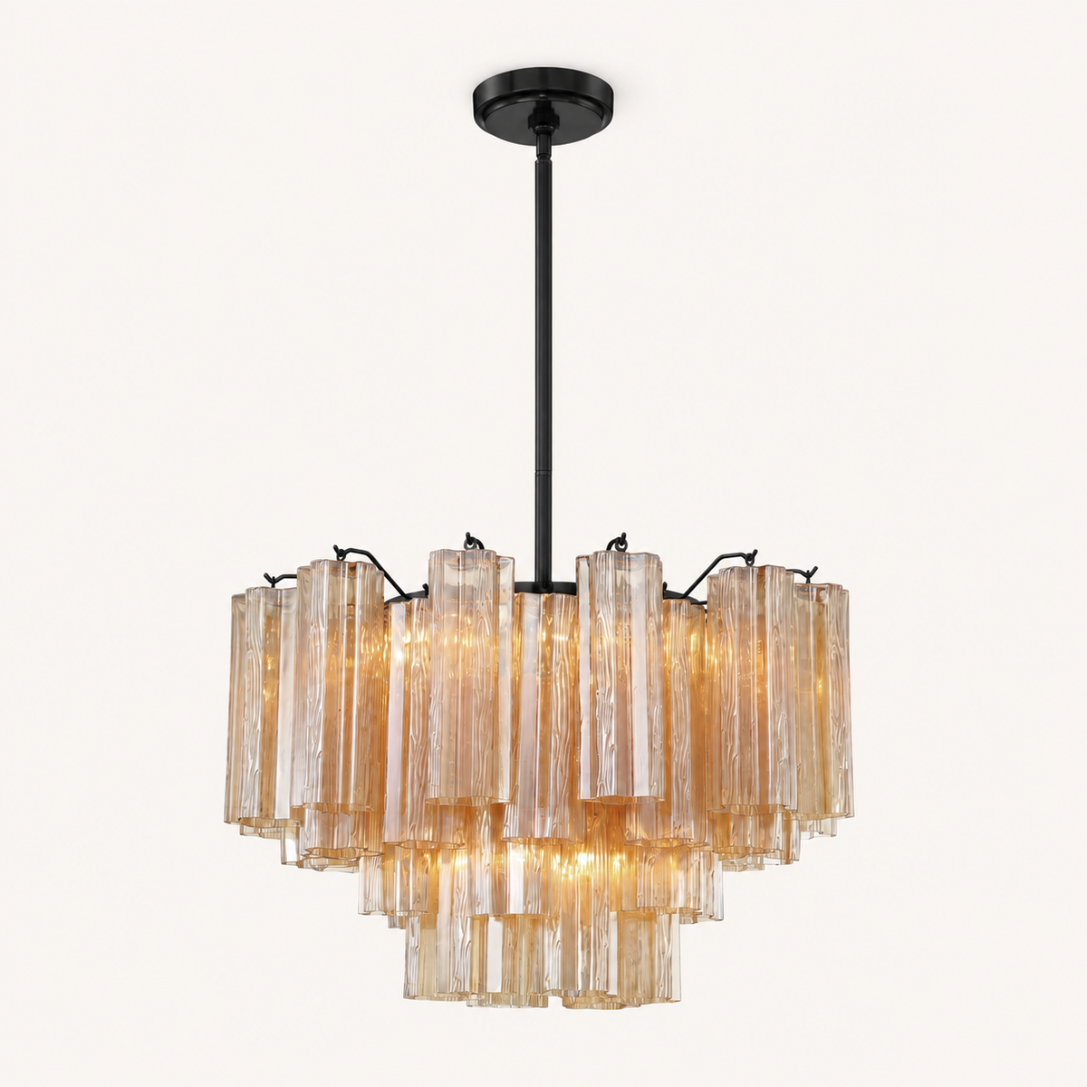 Petalia Murano Glass Chandelier 17.8" 22" 26.8" 32''D