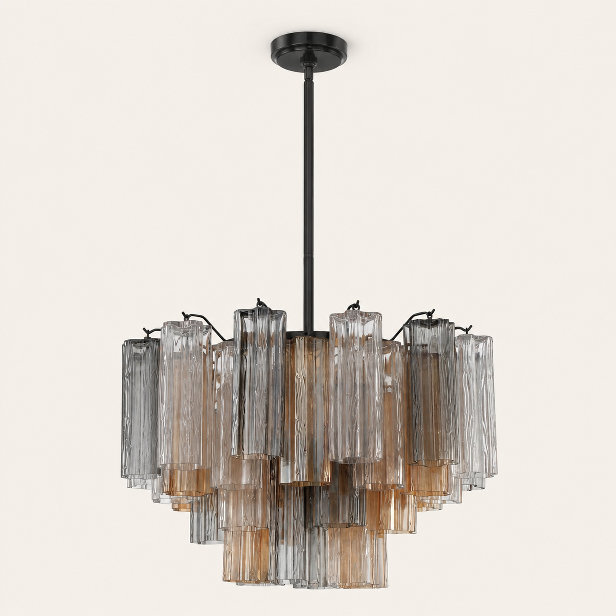 Petalia Murano Glass Chandelier 17.8" 22" 26.8" 32''D