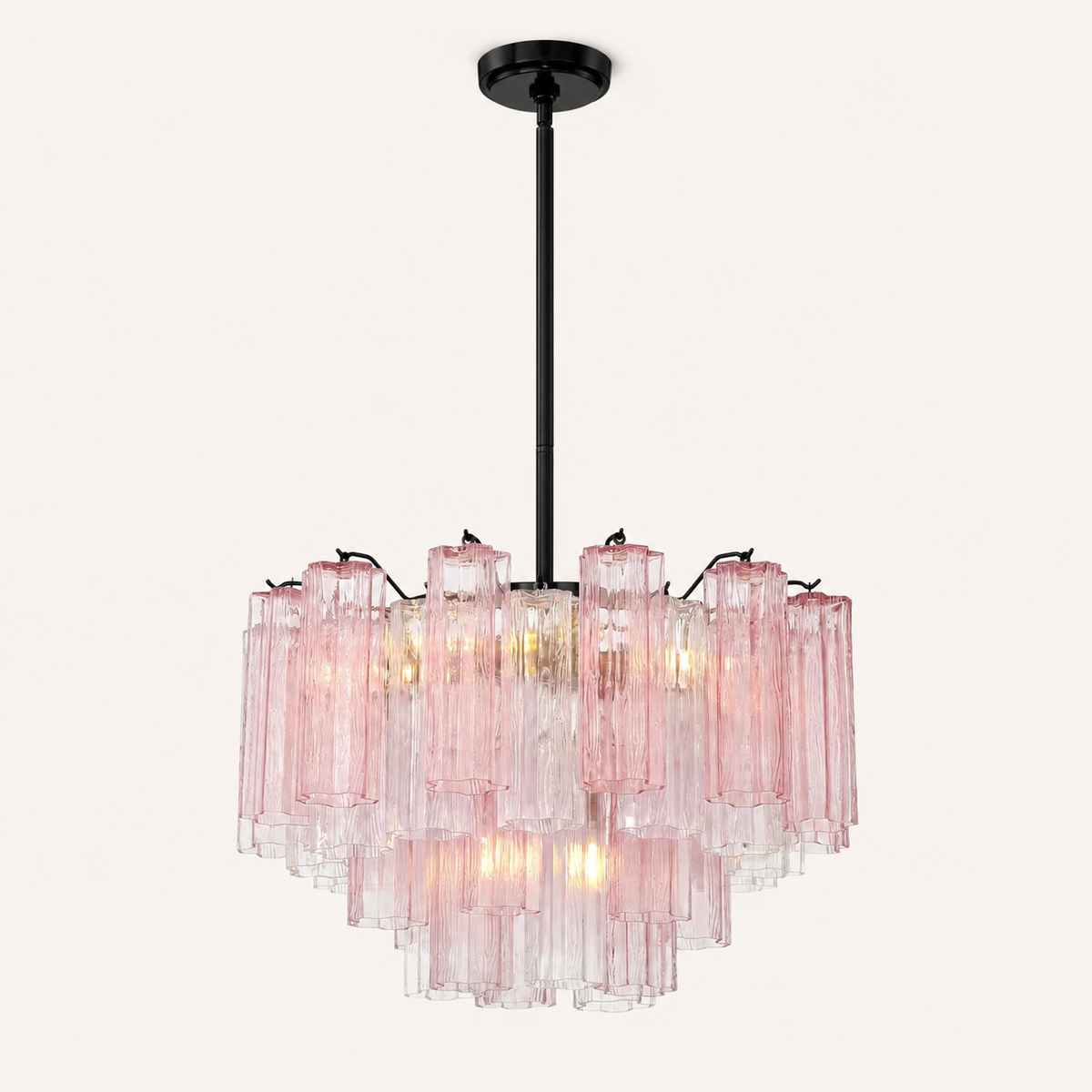 Petalia Murano Glass Chandelier 17.8" 22" 26.8" 32''D