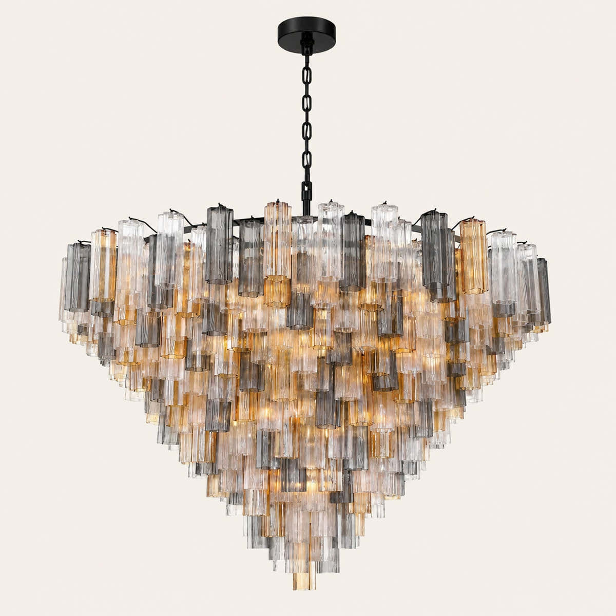 Murano Glass 40 Light Chandelier 62" W