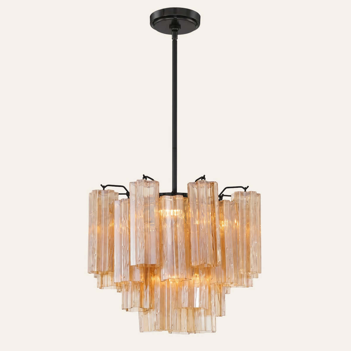 Petalia Murano Glass Chandelier 17.8" 22" 26.8" 32''D