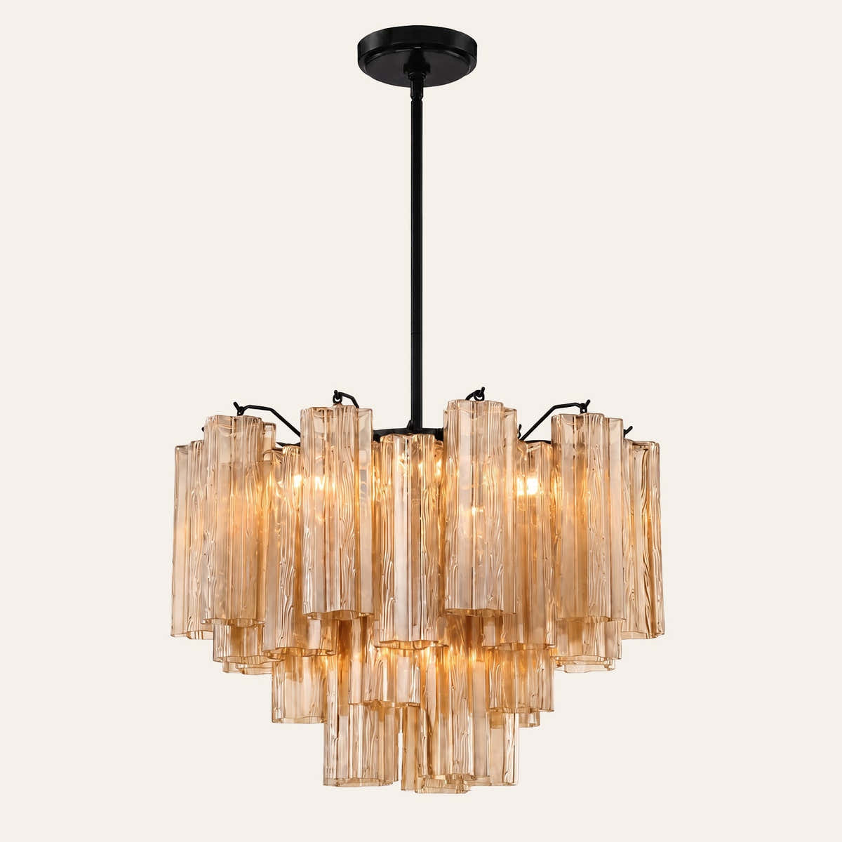Petalia Murano Glass Chandelier 17.8" 22" 26.8" 32''D