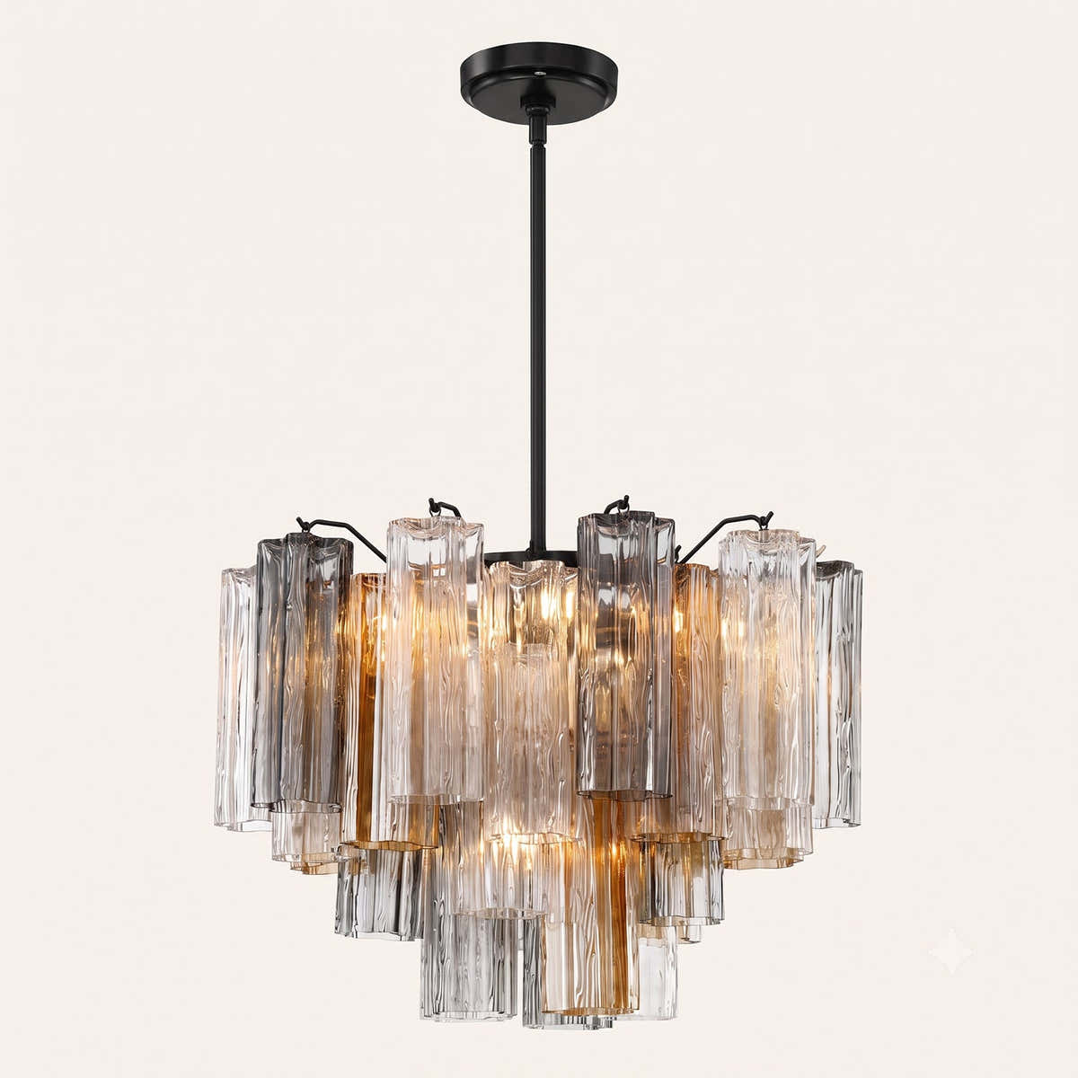 Petalia Murano Glass Chandelier 17.8" 22" 26.8" 32''D