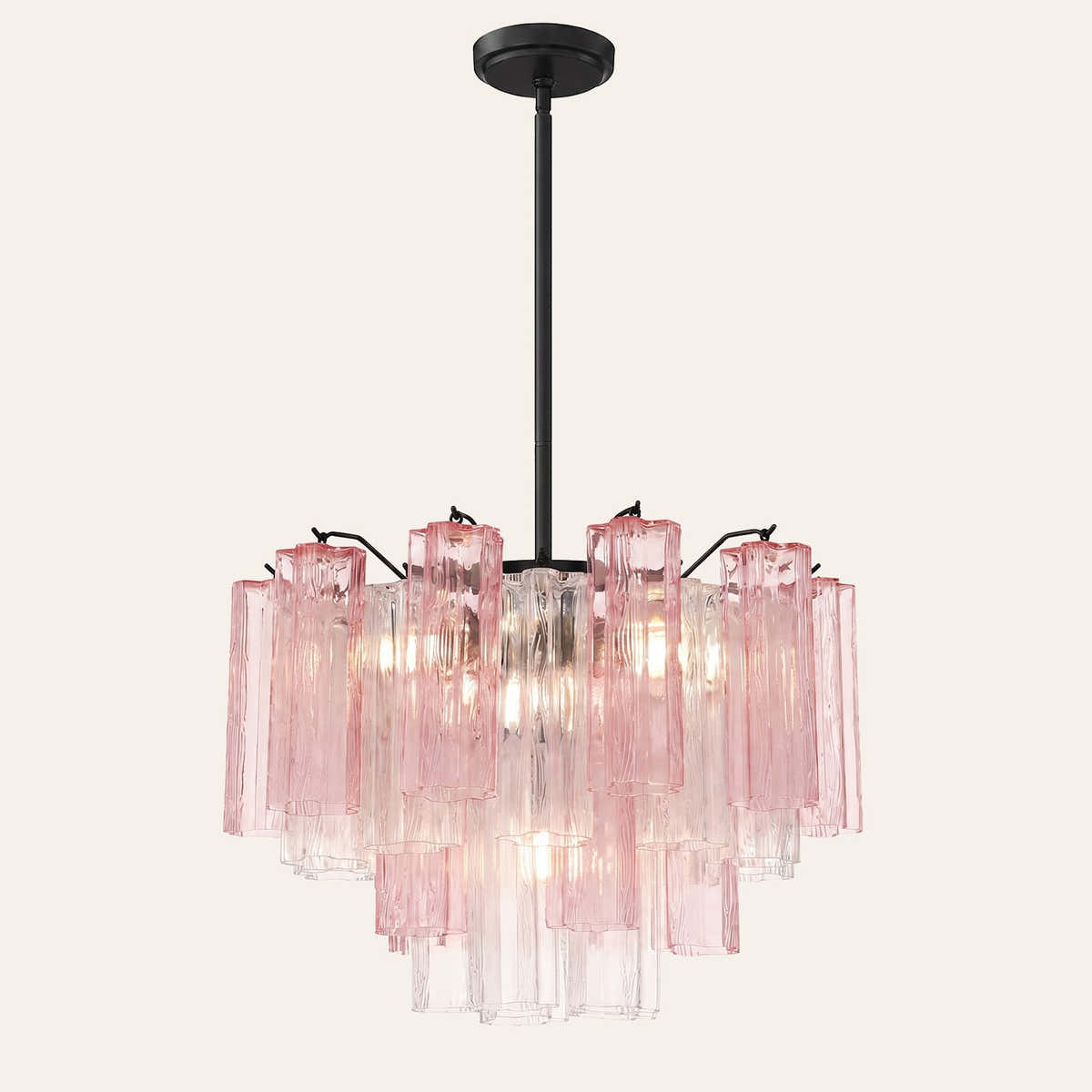 Petalia Murano Glass Chandelier 17.8" 22" 26.8" 32''D