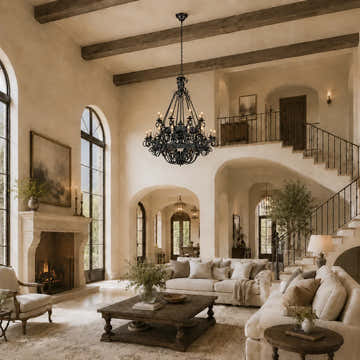 Vintage Iron Simple Candle Art Chandelier