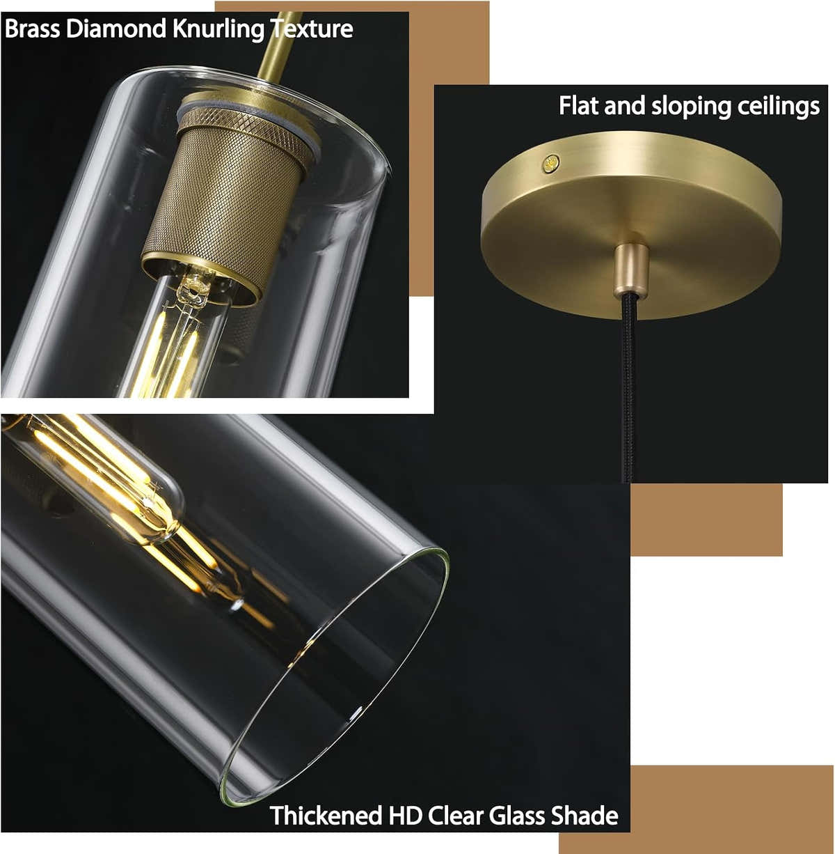 $800+ Purchase Gift | Glass Pendant 9.5"