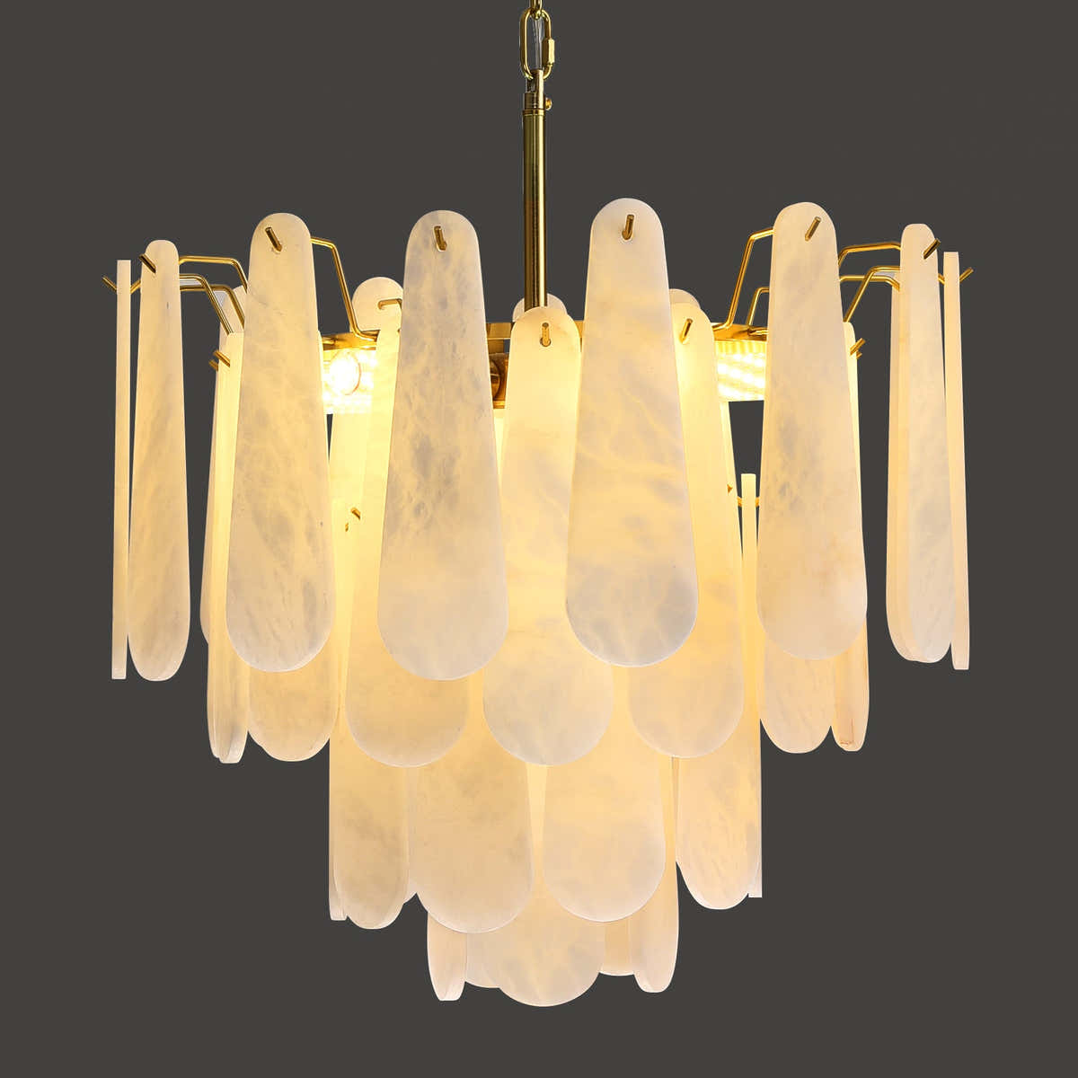 $5000+ Purchase Gift | Alabaster Chandelier 22"