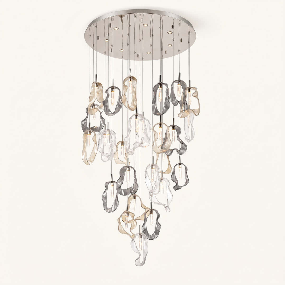 Norah 39" Wide Crystal Chandelier