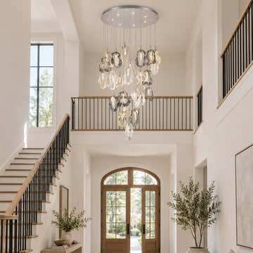 Norah 39" Wide Crystal Chandelier