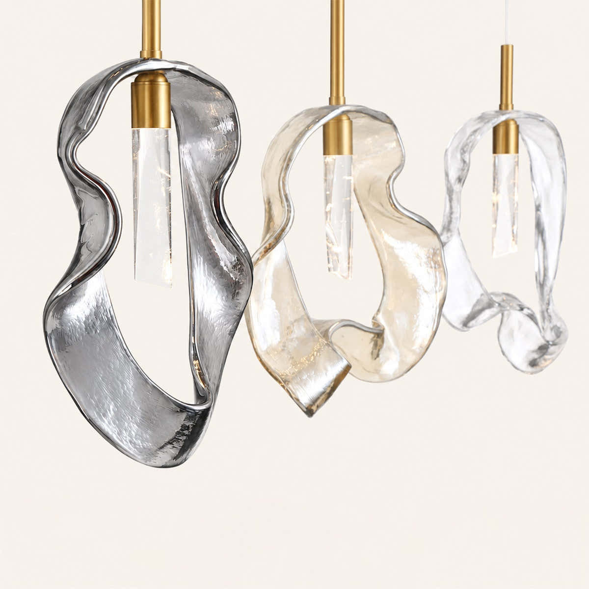 Norah 51" Wide Crystal Linear Chandelier
