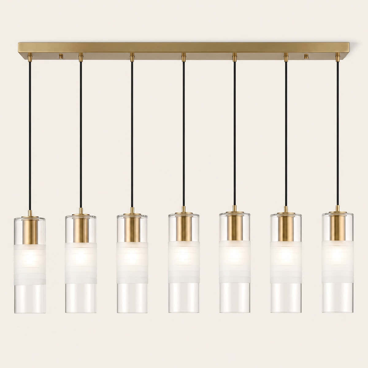 Leton 7 Light 54" Wide Linear Chandelier