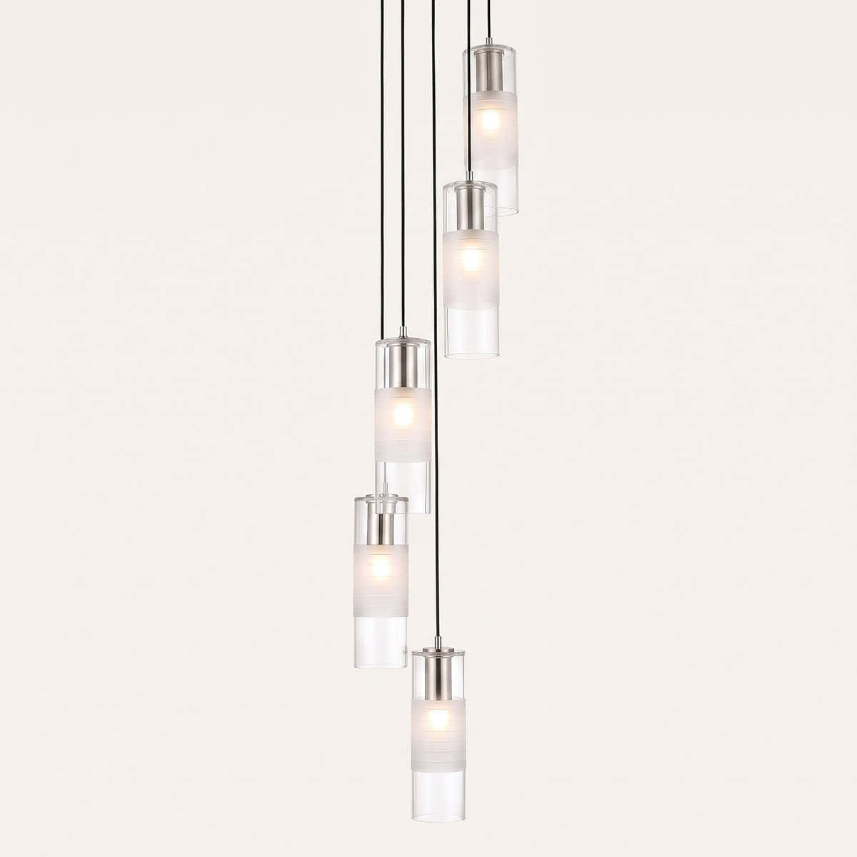 Leton 5 Light 12" Wide Chandelier