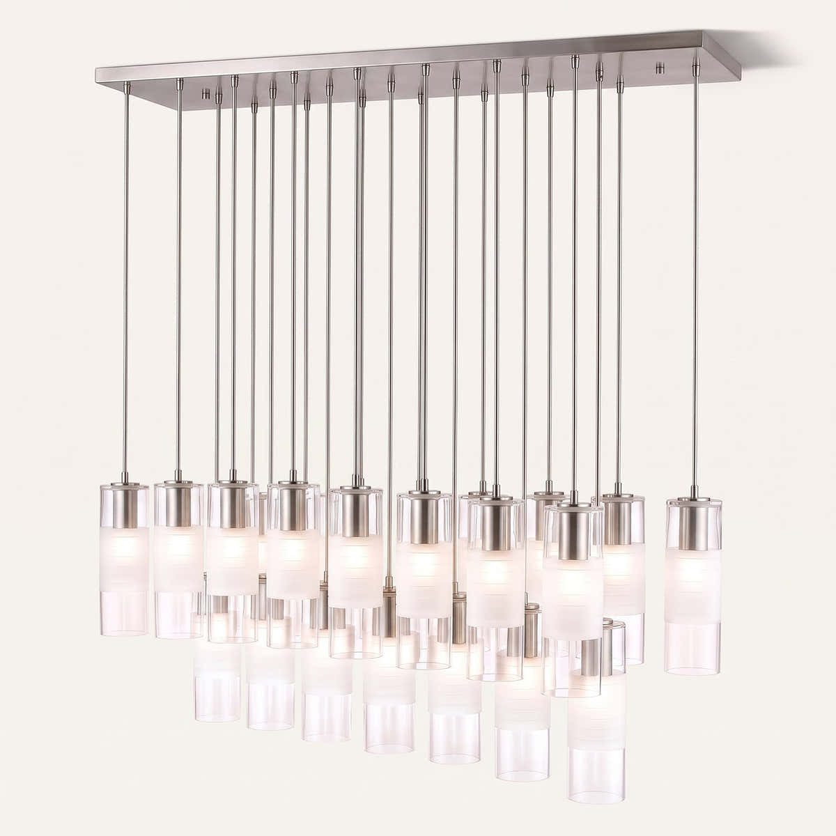 Leton 23 Light 54" Wide Linear Chandelier