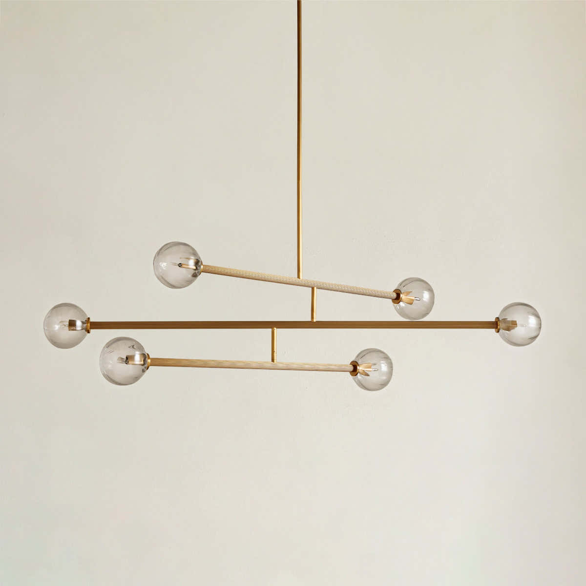 Selina Glass Linear Chandelier