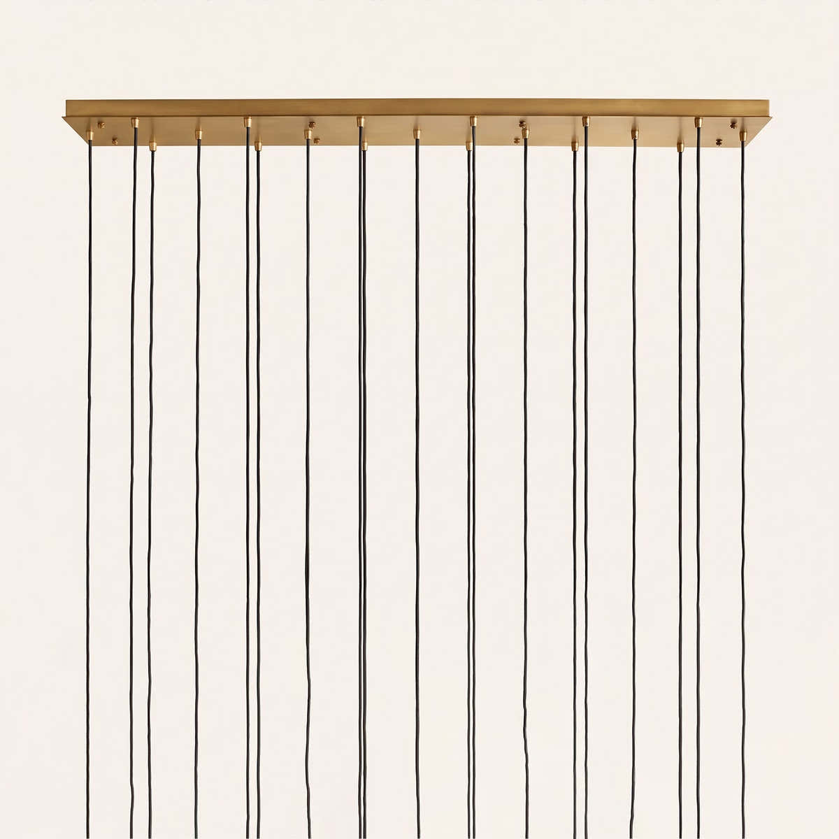 Colleena Linear Hammered Glass Chandelier