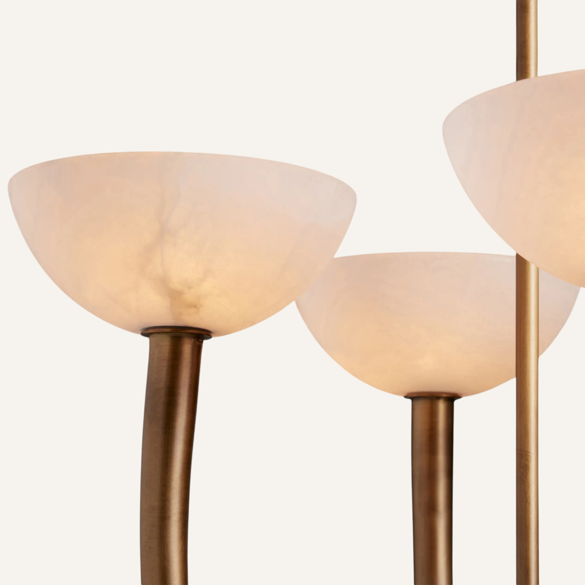 Saguaro Alabaster Chandelier 22" 42"