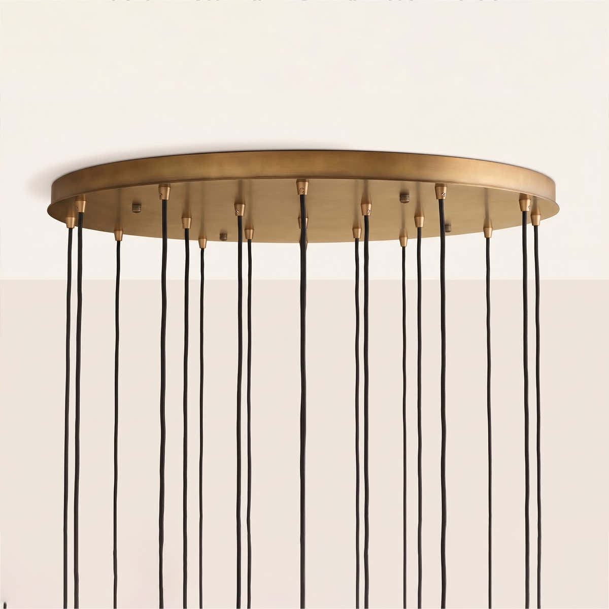 Colleena Fluted Glass Round Chandelier