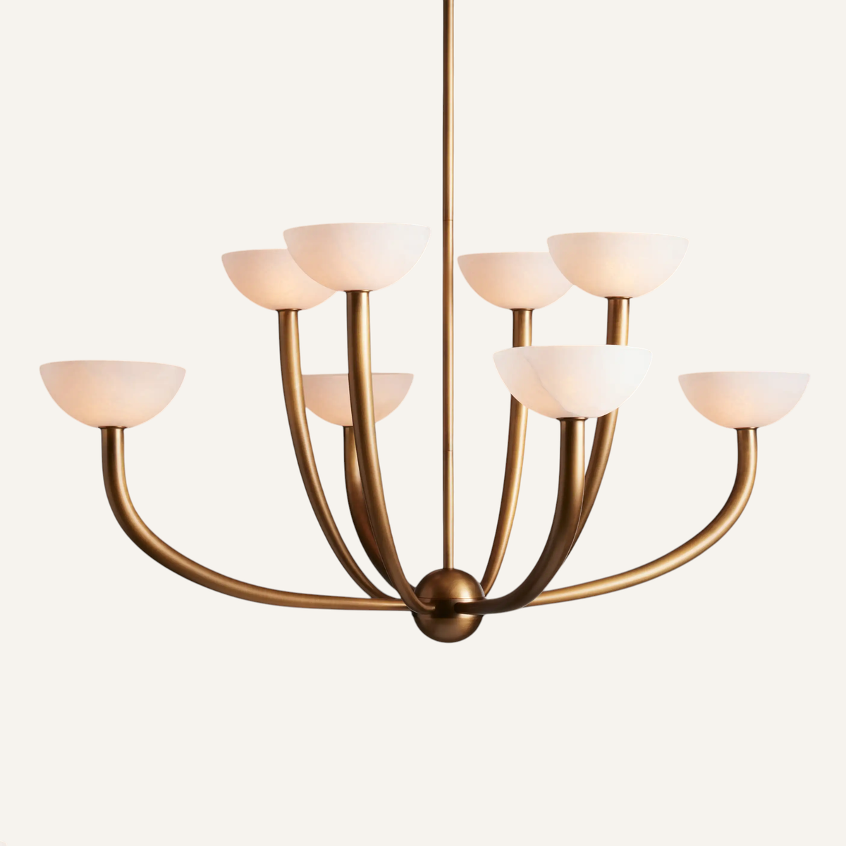 Saguaro Alabaster Chandelier 22" 42"