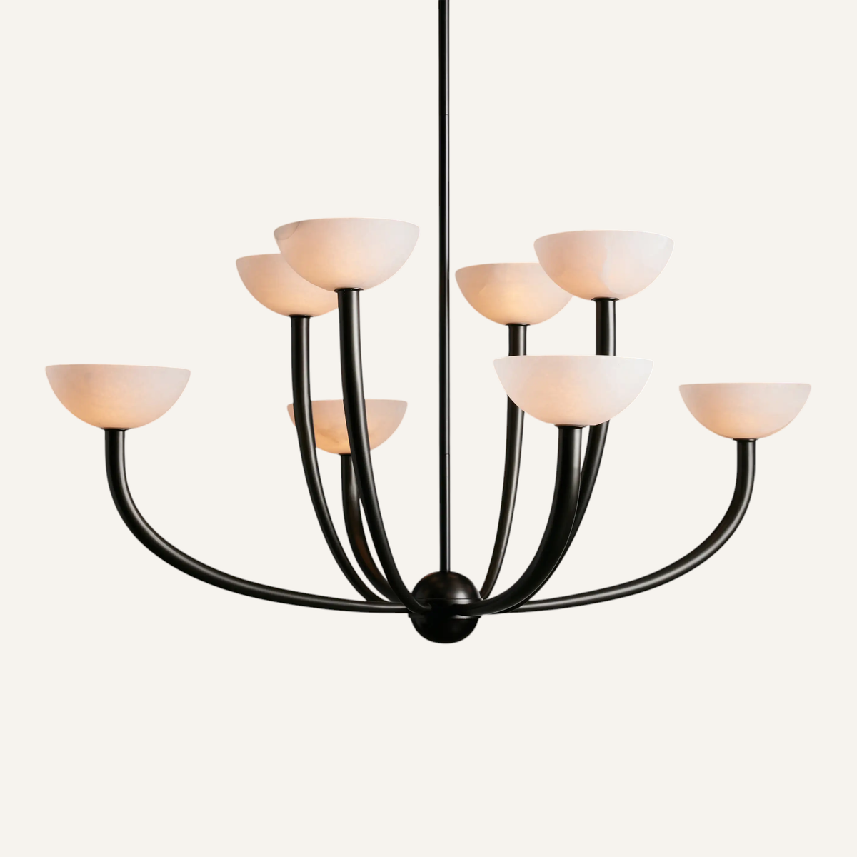 Saguaro Alabaster Chandelier 22" 42"
