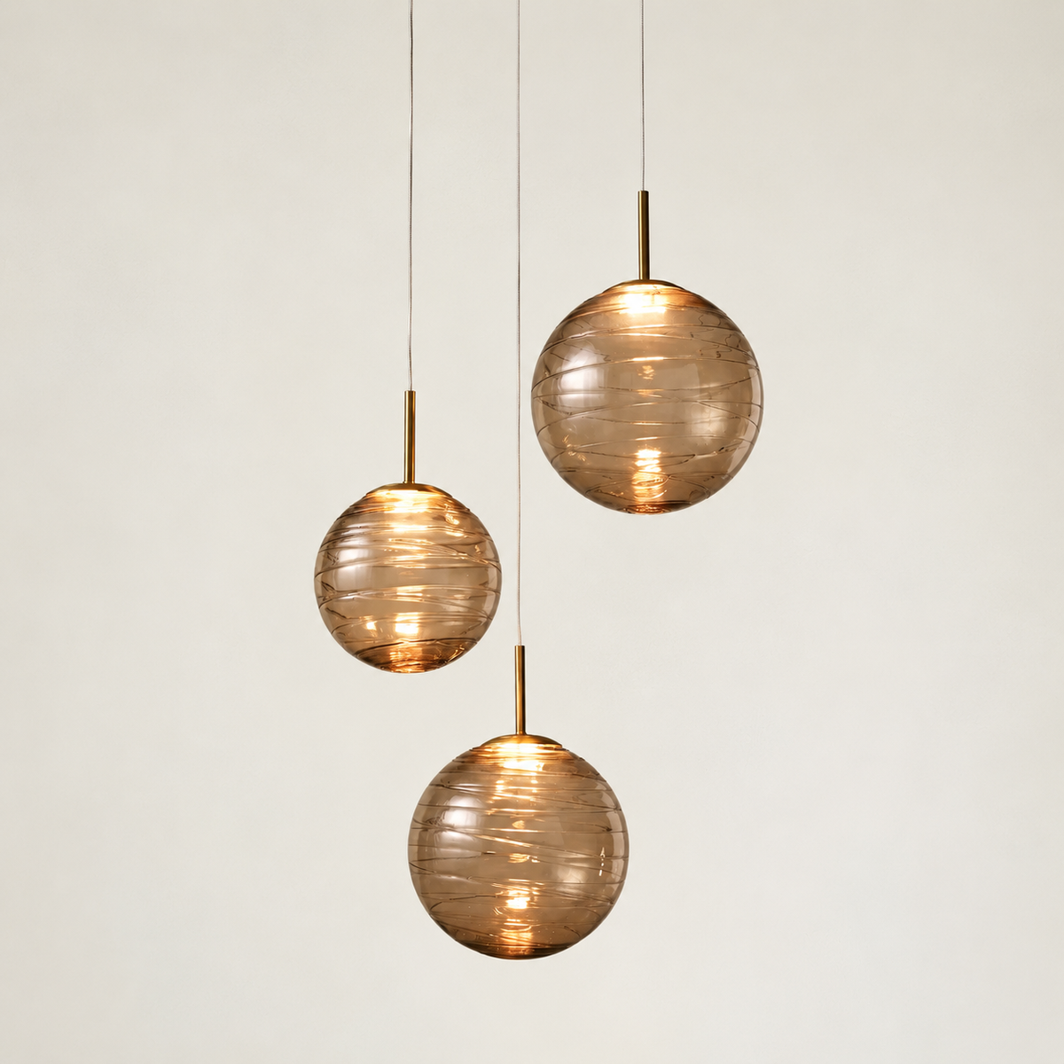 Casen Glass Round Chandelier 20"28"34"43"