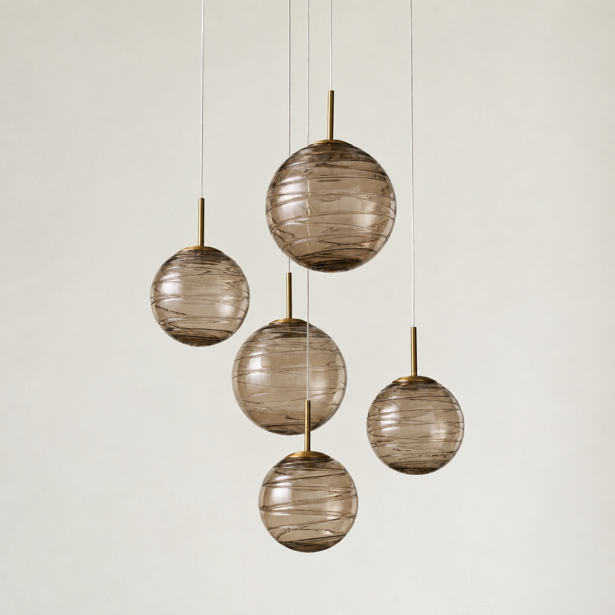 Casen Glass Round Chandelier 20"28"34"43"