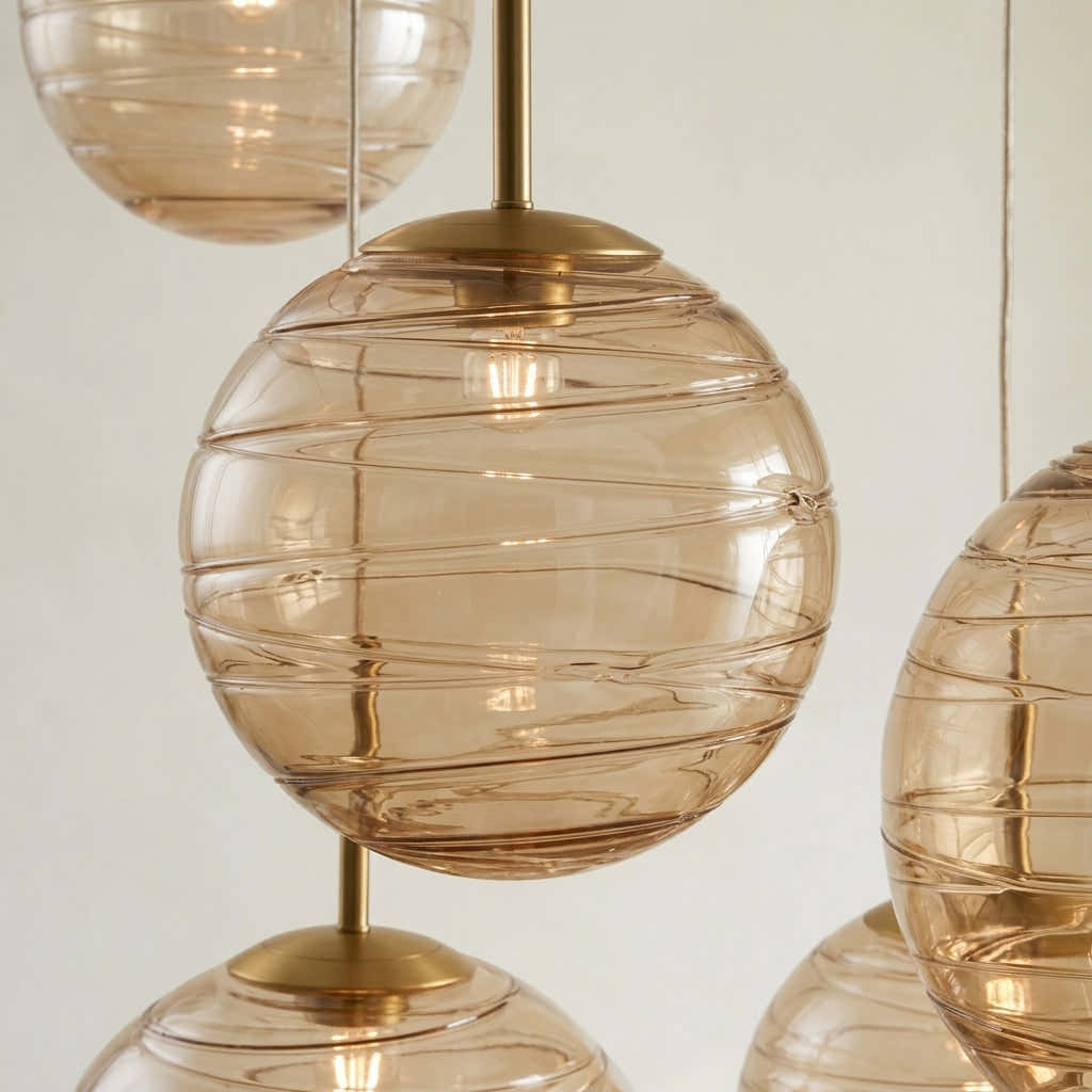 Casen Glass Round Chandelier 20"28"34"43"