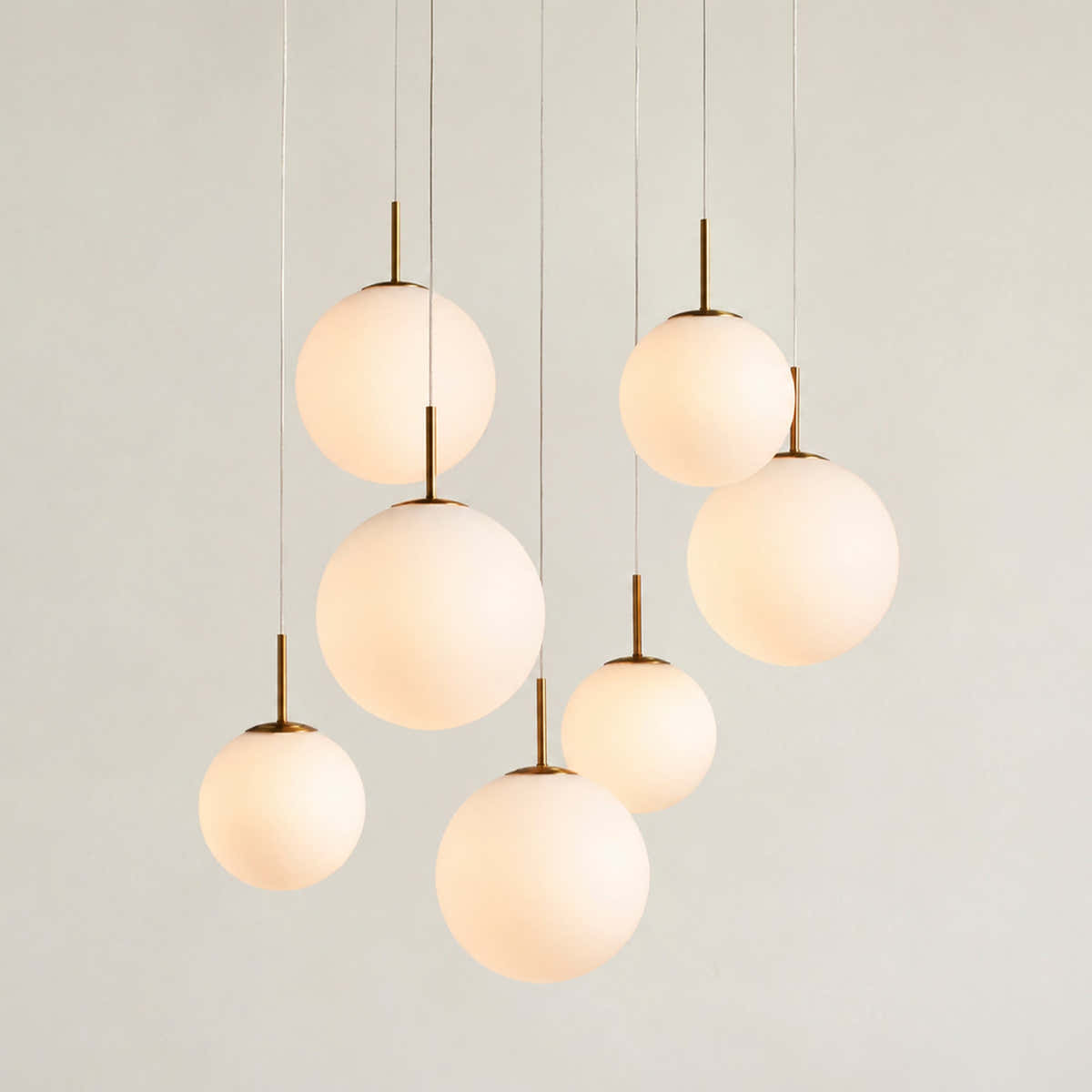 Casen Glass Round Chandelier 20"28"34"43"