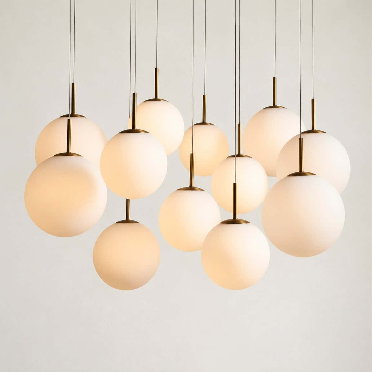 Casen Glass Round Chandelier 20"28"34"43"