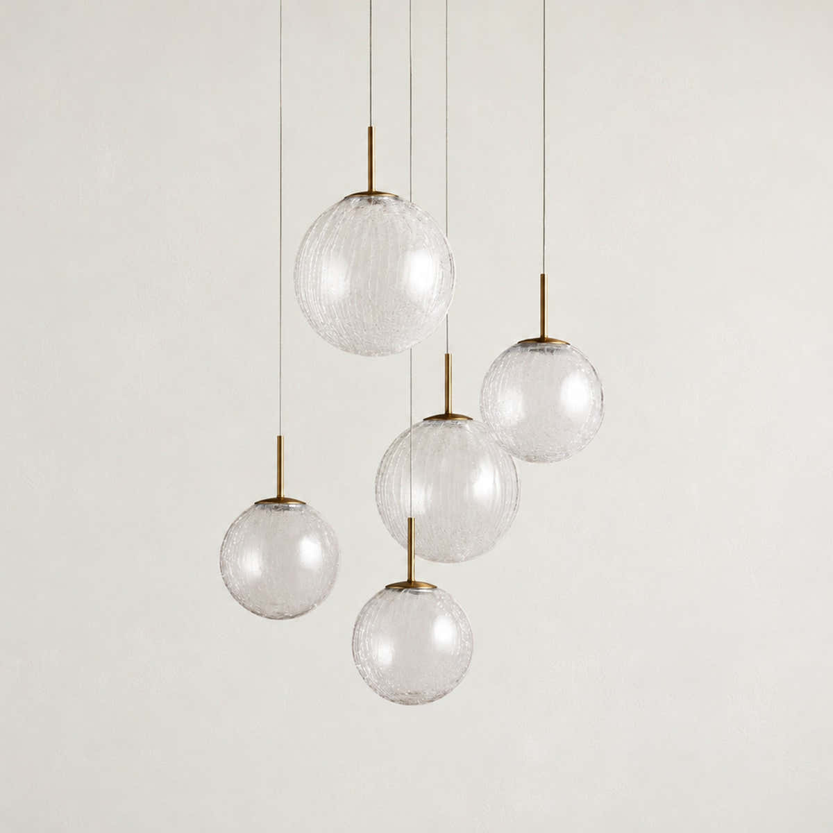 Casen Glass Round Chandelier 20"28"34"43"